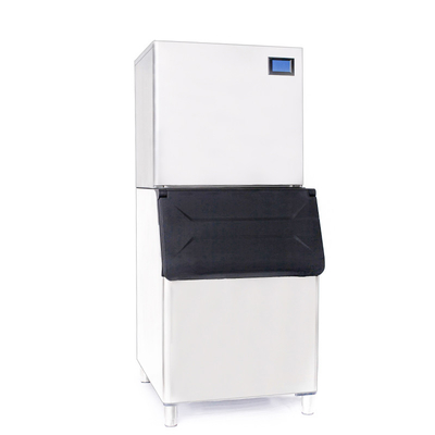280kg/24hrs Ηλιακή ψύξη Ημισέληνος Ice Cube Maker με ηλεκτρικό πίνακα ελέγχου touchpad