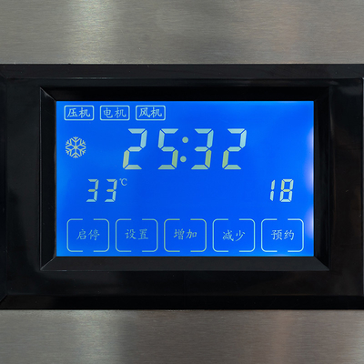 Ηλεκτρικό ρεύμα 3A 28kg 24ωρες LZ-60 Clear Ice Machine Κατασκευή Σχεδιασμός Κύλινδρο πάγου