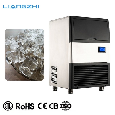 220V 48kg 500*500*785mm LZ-80 Εμπορική κυλινδρική μηχανή πάγου