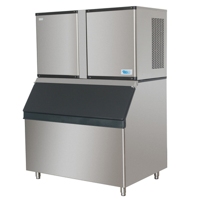 Ικανότητα πλήρωσης 800g 900Kg Ημερήσια απόδοση Μηχανή πάγου κύβους για το κατάστημα τροφίμων και ποτών