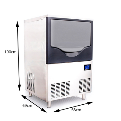 620w 65 KG LZ-200 Moon Crescent Ice Making Machine 680*690*1000 χιλιοστά
