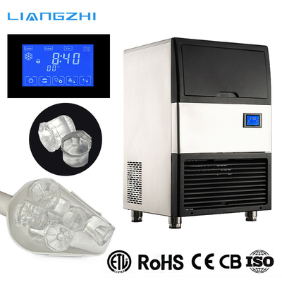 220V Πλήρως κυλινδρική μηχανή πάγου 28kg 24 ώρες LZ-60 με και Embraco συμπιεστή