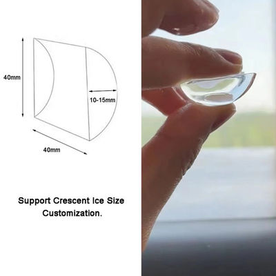 650kg ανά ημέρα LZ-260 Bitzer συμπιεστή δημοφιλής σχεδίασης ημισέληνος Ice Moon Making Machine