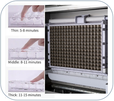30kg Ιδιότητα αποθήκευσης πάγου LZ-1000 Cube Ice Maker Machine για την κορυφαία απόδοση