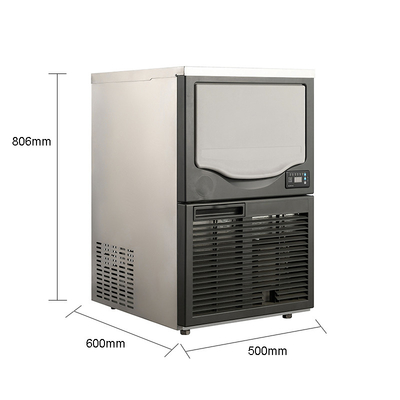 Συμπιεστήρας Bitzer 100kg 24 ώρες Ηλεκτρική μηχανή πάγου LZ-220 Αεροψυγμένη Σκόκνη μηχανή πάγου