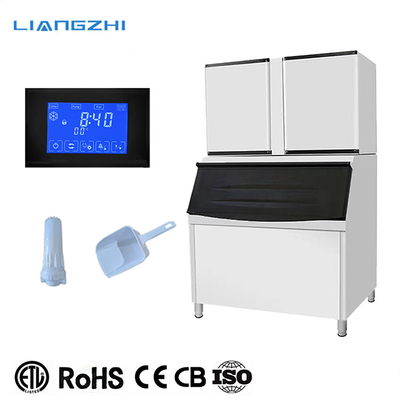 500 κιλά αποθήκευση πάγου LZ-1600 Granular Ice Maker με ψύξη νερού εντός του προϋπολογισμού σας