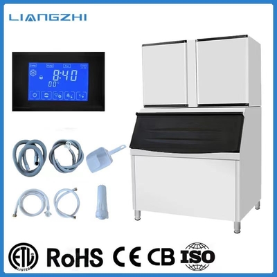 500 κιλά αποθήκευση πάγου LZ-1600 Granular Ice Maker με ψύξη νερού εντός του προϋπολογισμού σας