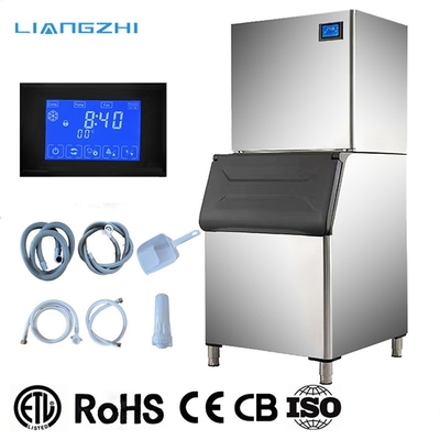 220kg Ημερησίως LZ-500 Αυτοματοποιημένη μηχανή παρασκευής κόκκων πάγου για ψυγείο σούπερ μάρκετ