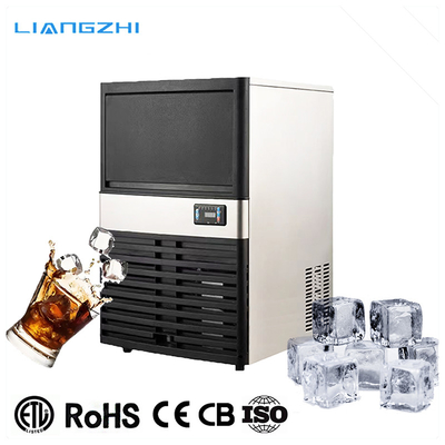 Εμπορική συσκευή αποθήκευσης πάγου 30kg LZ-120 Ice Cube Maker 2024 Shenzhen Cube Ice Machine